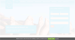 Desktop Screenshot of helsingorfodterapi.dk